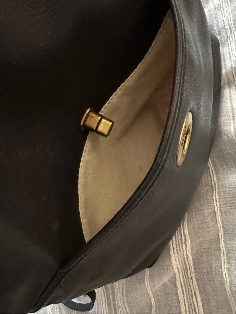 MARGOT New York Black Leather Camille Convertible Backpack